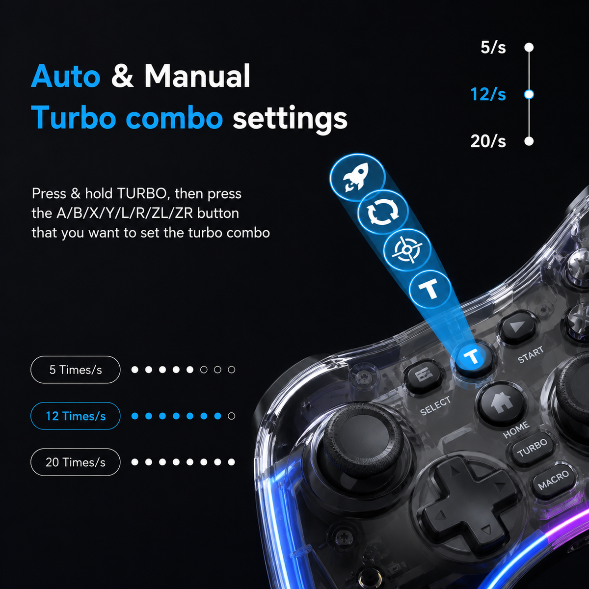 Xtrike Me - RGB Wireless Gamepad ©