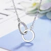 Double Ring Necklace