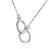 Double Ring Necklace