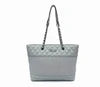 Royal Striped Tote Bag