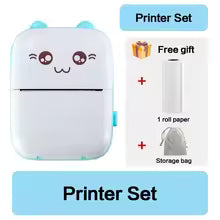 Portable Mini Pocket Printer BT Thermal Printer